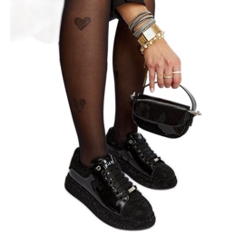 Goe NN2N4010 černé tenisky s kamínky černý