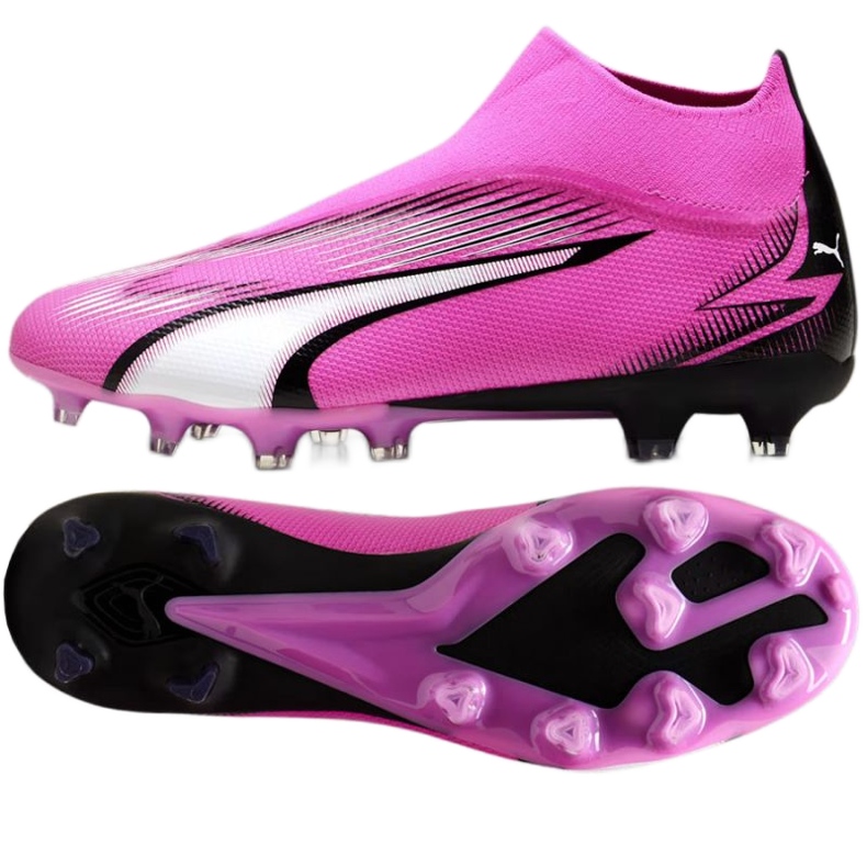 Boty Puma Ultra Match+ Ll FG/MG M 107759 01 růžový