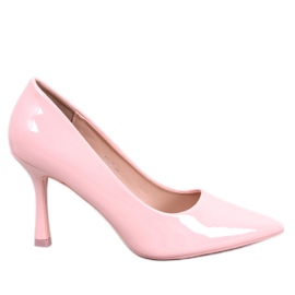 Dámské lakované vysoké podpatky Ladd Pink růžový Dámské lakované vysoké podpatky Ladd Pink růžový