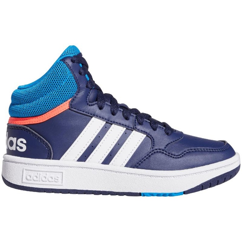 Boty Adidas Hoops Mid GW0400 modrý