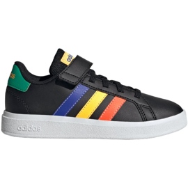 Boty Adidas Grand Court 2.0 El K Jr HP8914 černý