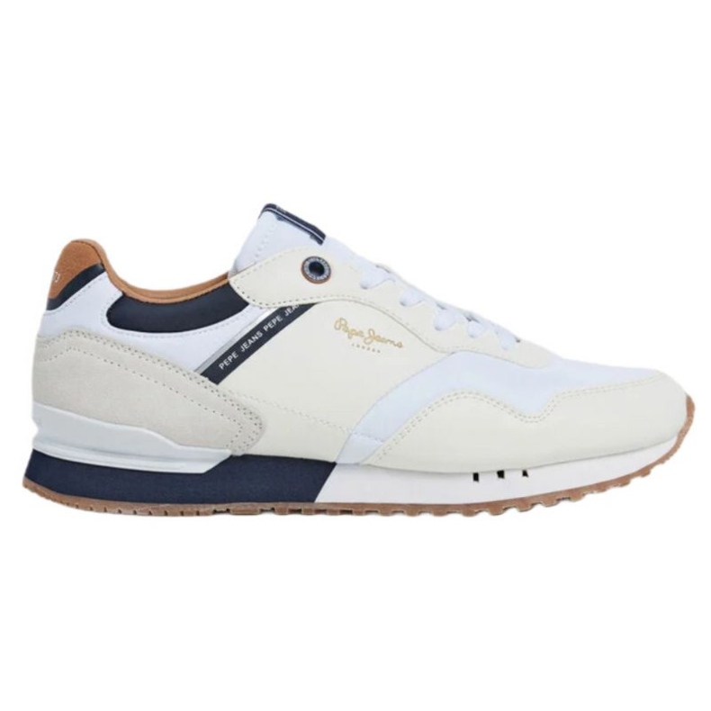 Boty Pepe Jeans London Court M PMS40002 bílý