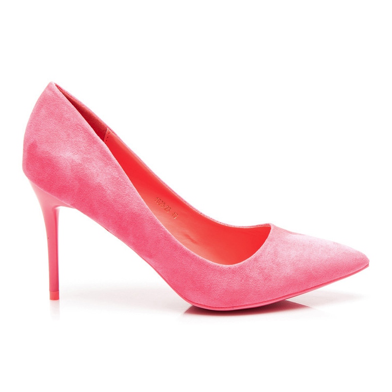 Vices Semišové svěráky na vysokém podpatku růžový