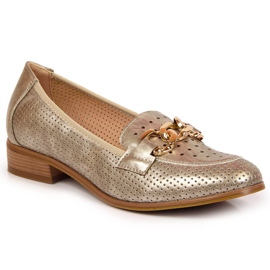 Prolamované boty se zlatým řetízkem od Potocki Prolamované boty se zlatým řetízkem od Potocki