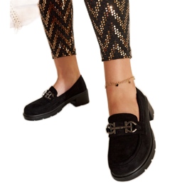 Černé semišové mokasíny Tytti černý