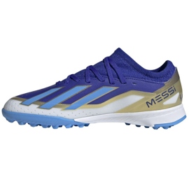 Boty Adidas X Crazyfast League Messi Jr Tf ID0716 modrý