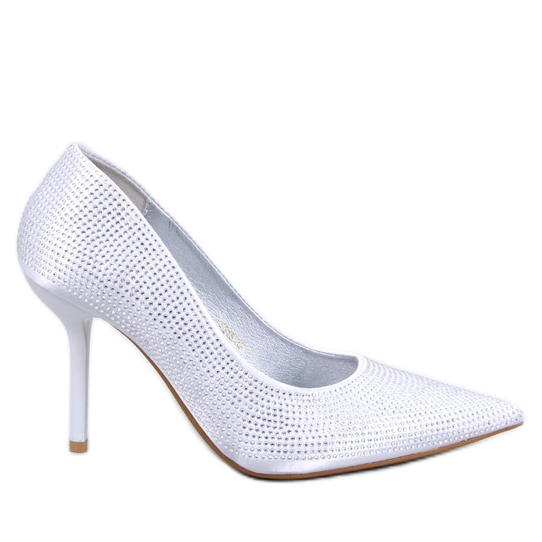 Dámské vysoké podpatky Paulis Silver s kubickou zirkonií stříbrný Dámské vysoké podpatky Paulis Silver s kubickou zirkonií stříbrný