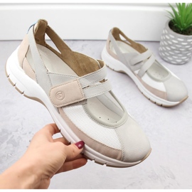 Pohodlná dámská obuv na suchý zip, vícebarevná Remonte D0G08-40 vícebarevný