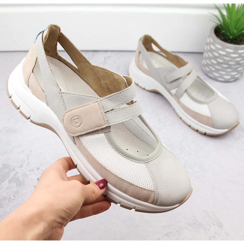 Pohodlná dámská obuv na suchý zip, vícebarevná Remonte D0G08-40 vícebarevný