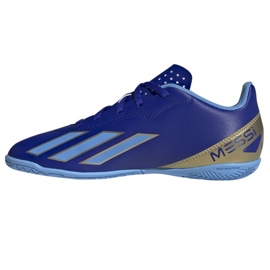 Adidas X Crazyfast Club Messi Jr V botách IE8667 modrý