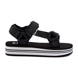 Dámské sandály na platformě Lee Cooper LCW-24-05-2753 Black černá