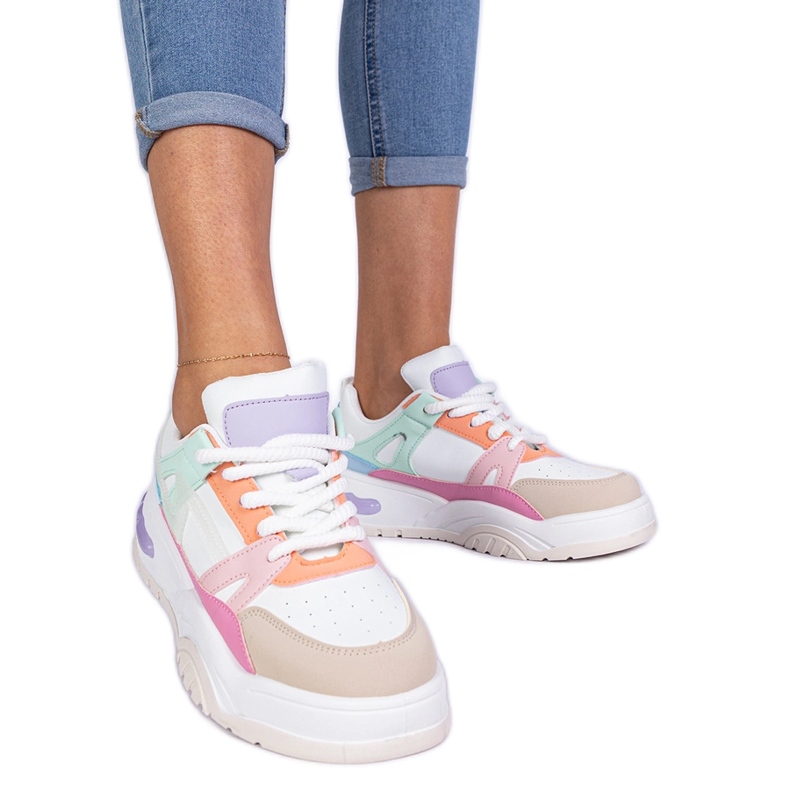 Pestrobarevné tenisky na platformě Nivi vícebarevný Pestrobarevné tenisky na platformě Nivi vícebarevný