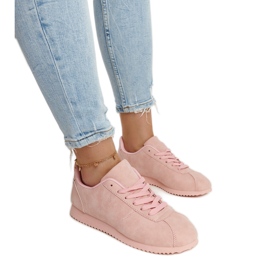 Růžové sportovní boty Sahla růžový Růžové sportovní boty Sahla růžový