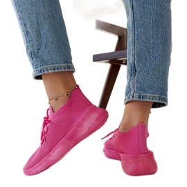 Tmavě růžové sportovní tenisky Roshni růžový Tmavě růžové sportovní tenisky Roshni růžový