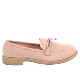 Dámské semišové mokasíny Saras Camel béžový Dámské semišové mokasíny Saras Camel béžový
