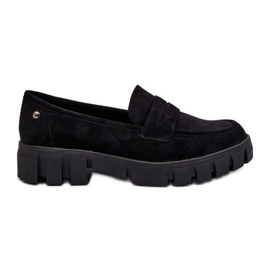 Vinceza Dámské Eco Suede Loafers Black od Seravisa černý