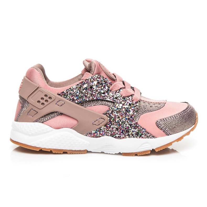 Kylie Růžové tenisky se třpytkami růžový