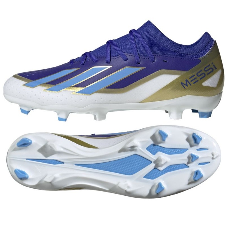 Boty Adidas X Crazyfast League Messi Fg ID0712 modrý Boty Adidas X Crazyfast League Messi Fg ID0712 modrý