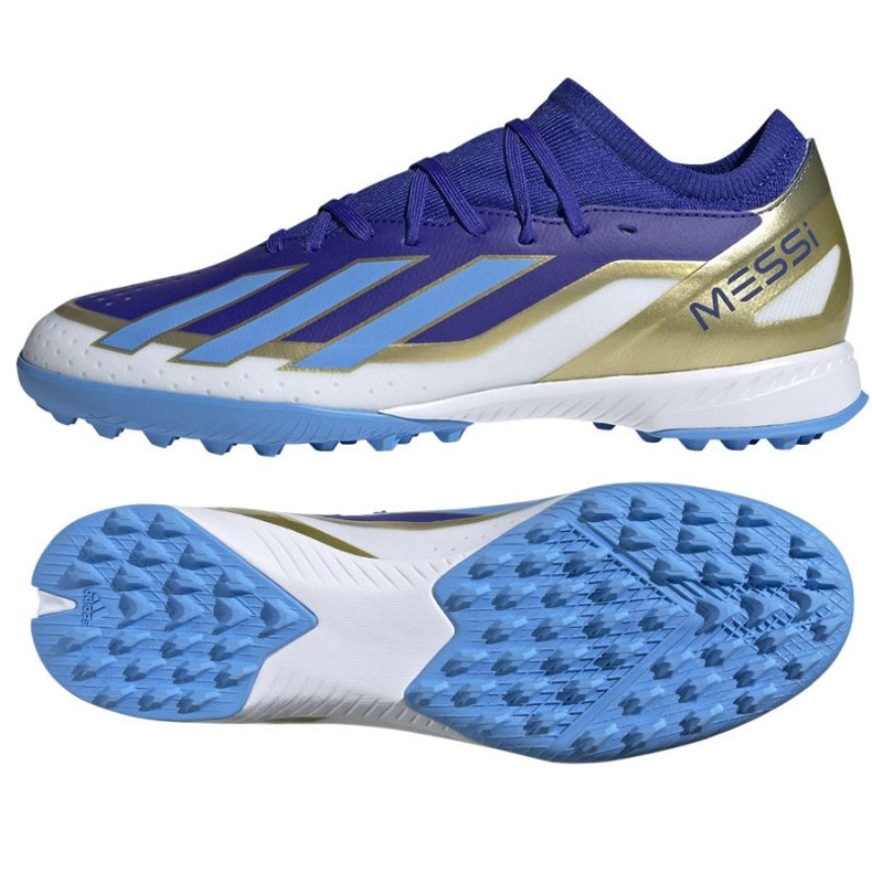 Boty Adidas X Crazyfast League Messi Tf ID0718 modrý