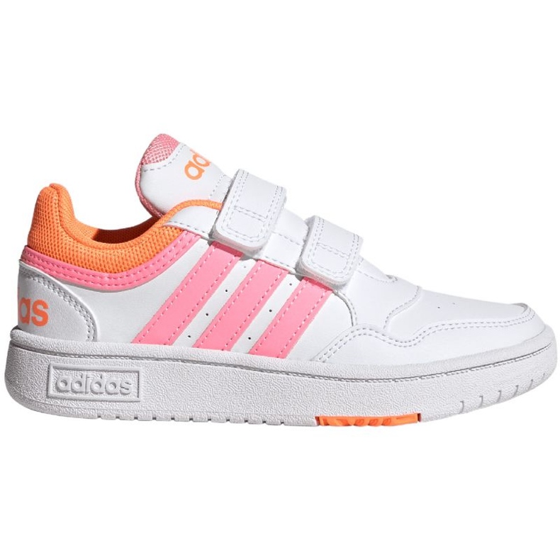Boty Adidas Hoops 3.0 Cf C Jr H03862 bílý