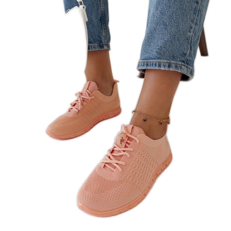 Růžové látkové tenisky Mairago růžový