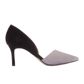 Marco Shoes Azzurra vysoké podpatky černý