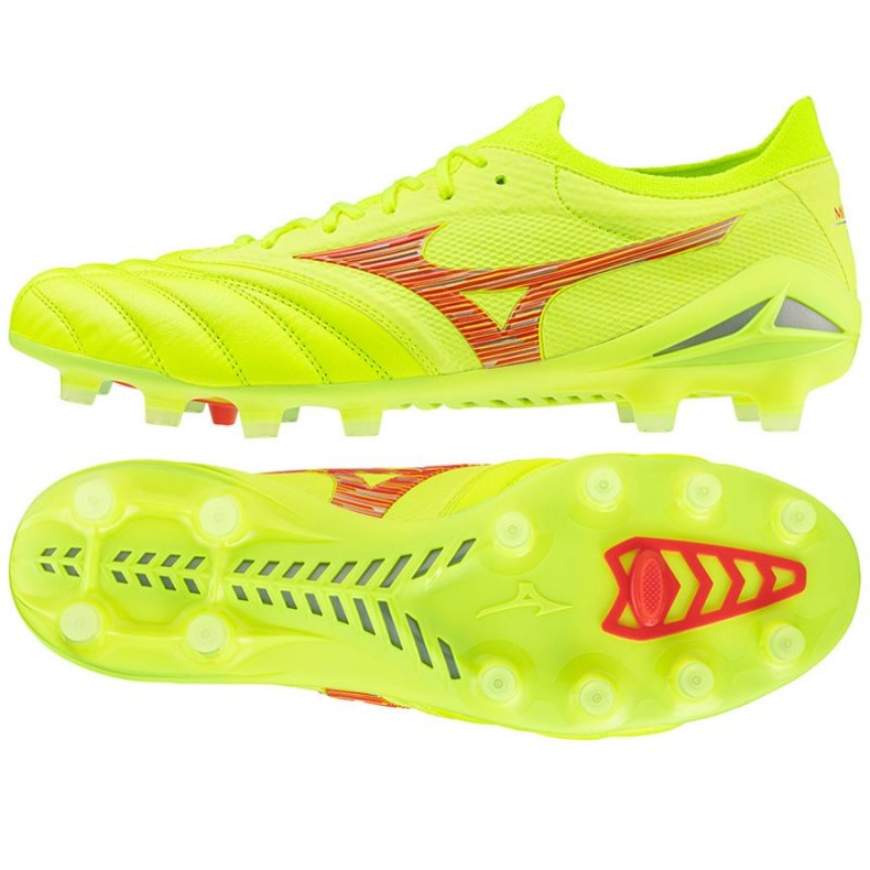 Kopačky Mizuno Morelia Neo Vi Beta Japan Mix Md M P1GA244045 žlutá