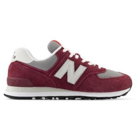 Boty New Balance U574BGH Burgundy červený