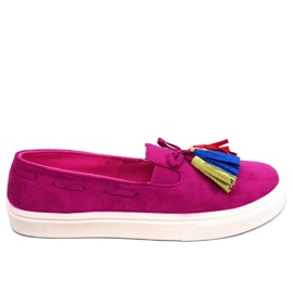 Třásňové tenisky Salma Fuchsia růžový