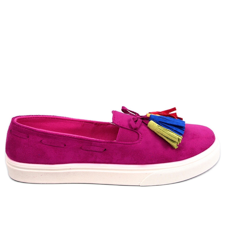 Třásňové tenisky Salma Fuchsia růžový