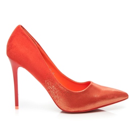 Doli-Berry Lesklé podpatky pomerančový