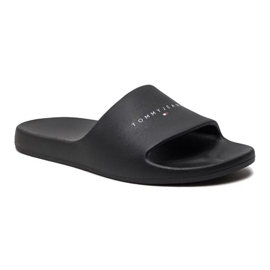 Tommy Hilfiger Tjw Printed Pu Pool Slide M EN0EN02693 Bds žabky černý černý