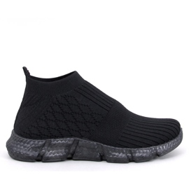 Ponožkové sportovní boty Darts Black černá