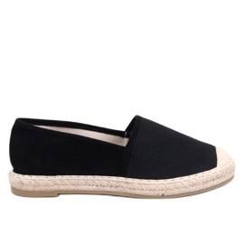 Dámské plátěné espadrilky Haydon Black černý