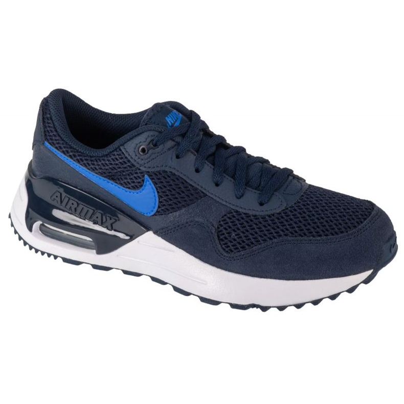 Boty Nike Air Max System Gs DQ0284-400 modrý
