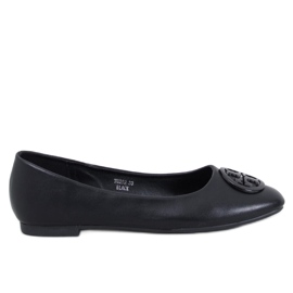 Elegantní balerínky Irvina Black černá