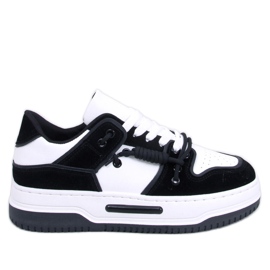 Černé Clavell tenisky s vysokou podrážkou černá