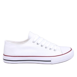 Klasické šněrovací tenisky značky Levens White bílý Klasické šněrovací tenisky značky Levens White bílý