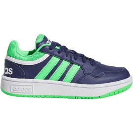 Boty Adidas Hoops 3.0 Jr IG3829 zelená Boty Adidas Hoops 3.0 Jr IG3829 zelená