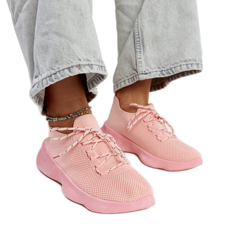 Růžové sportovní tenisky Roshni růžový Růžové sportovní tenisky Roshni růžový