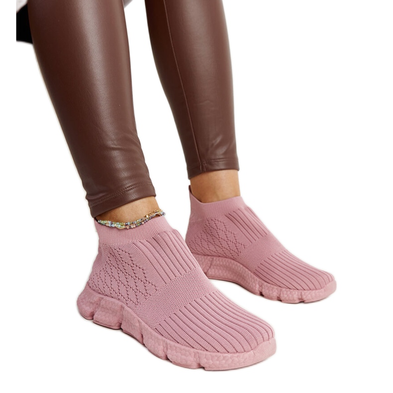 Růžové lehké sportovní tenisky od Václava růžový