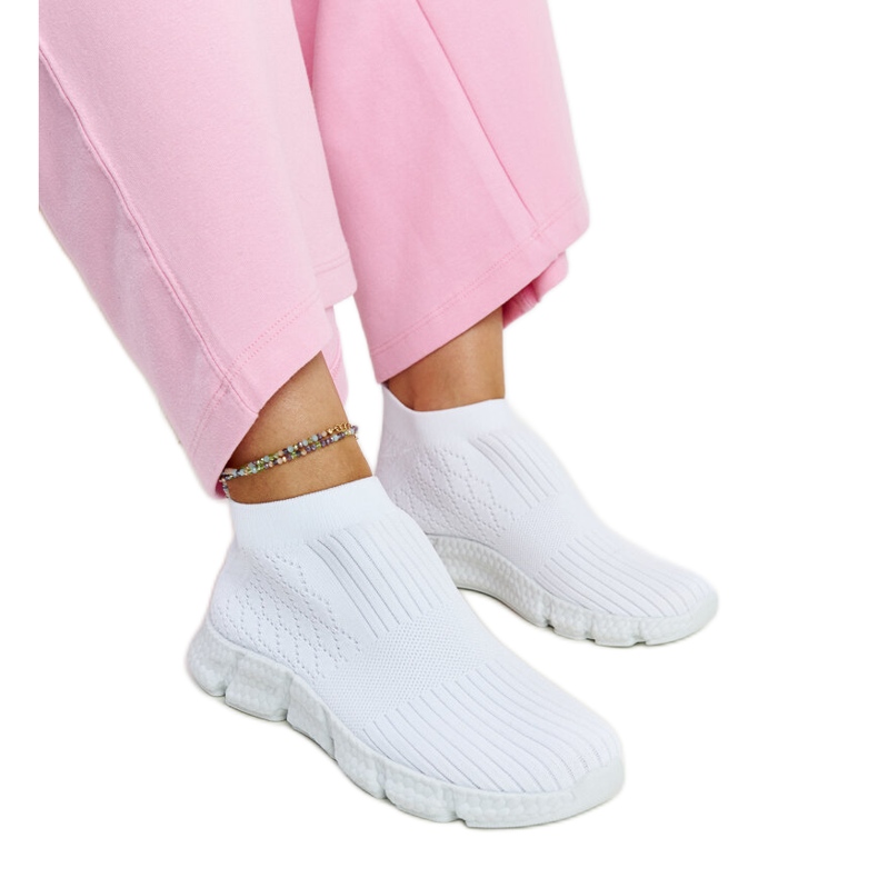 Bílé lehké sportovní tenisky Václav bílý