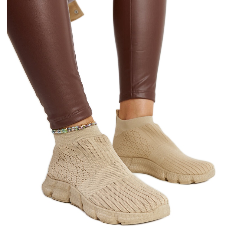 Tmavě béžové lehké sportovní tenisky Václav béžový