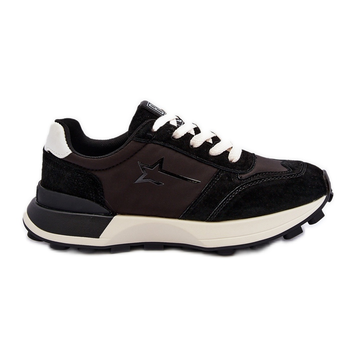 Dámské kožené tenisky Big Star NN274963 černé černá