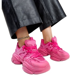 Tmavě růžové sportovní tenisky Feaven růžový