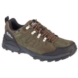 Boty Jack Wolfskin Refugio Texapore Low M 4049851-4287 zelený