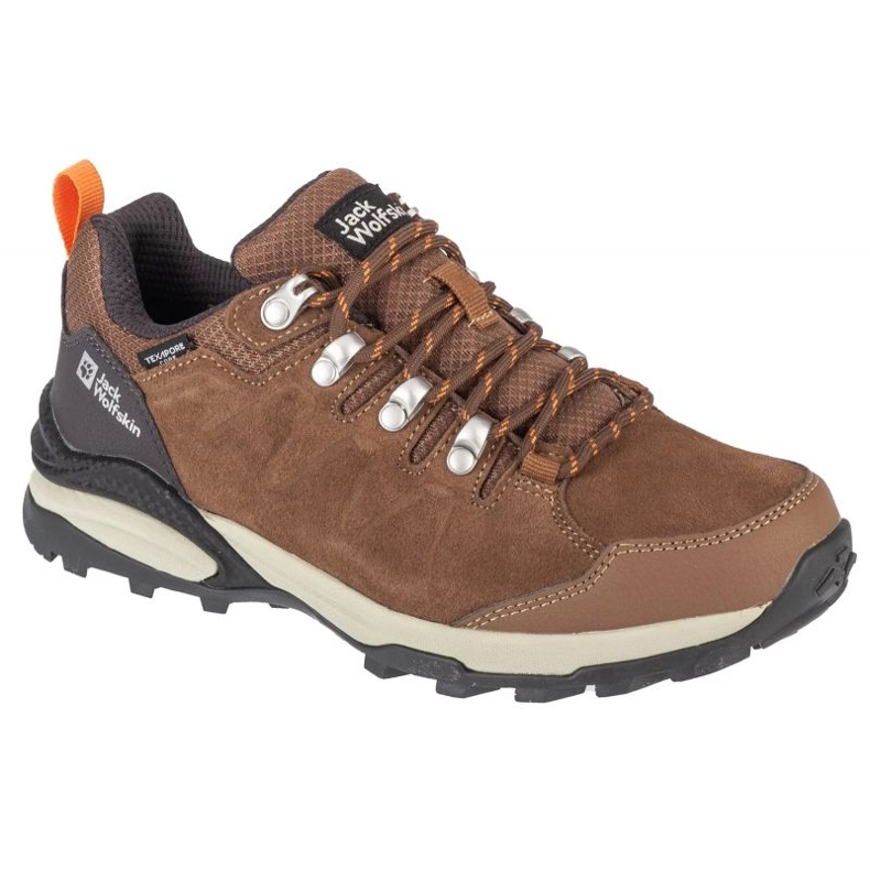Jack Wolfskin Refugio Texapore Polobotky 4050821-5238 hnědý