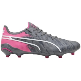 Kopačky Puma King Ultimate Rush FG/AG 107824 01 šedá