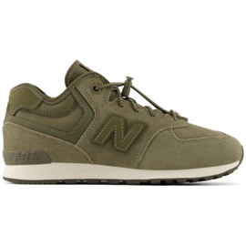 Zateplené boty New Balance W JrGV574HG1 zelený