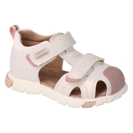 Befado Children's Sandals Leather Insert 170P080 WHITE bílý Befado Children's Sandals Leather Insert 170P080 WHITE bílý